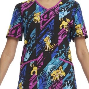 Simba Disney scrub top